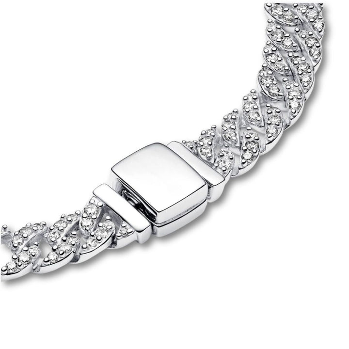 Pulsera Cubana z Moissanitem