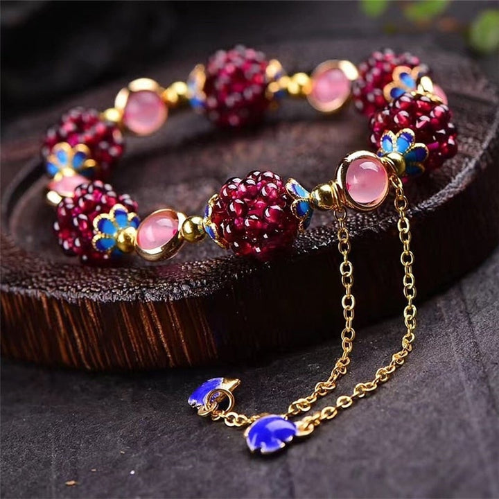 Bransoletka z naturalnych kamieni Beeren