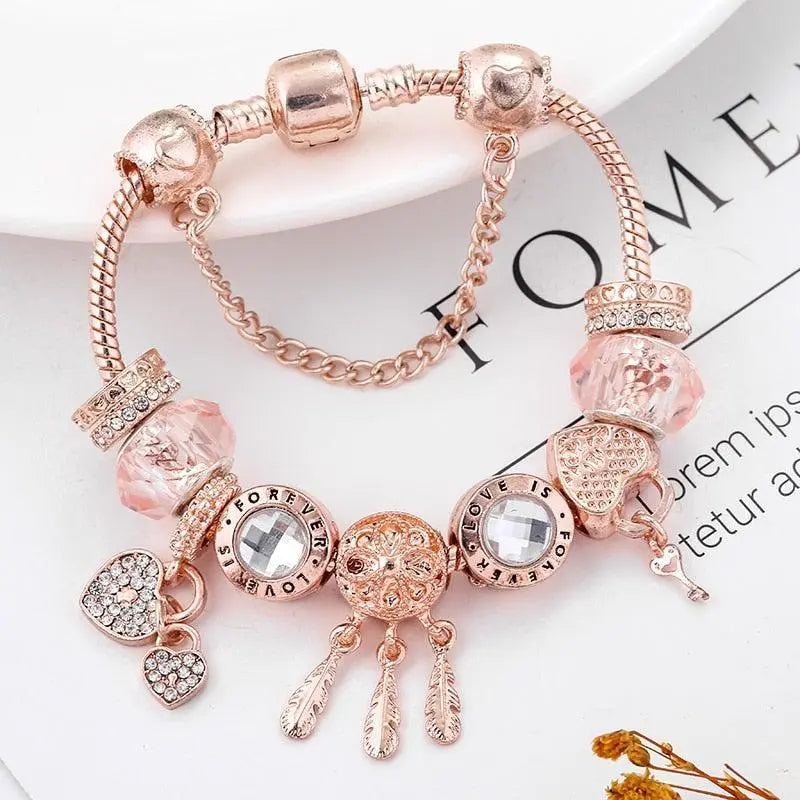 Pulsera atrapasueños z zawieszkami ze w kolorze srebra próby