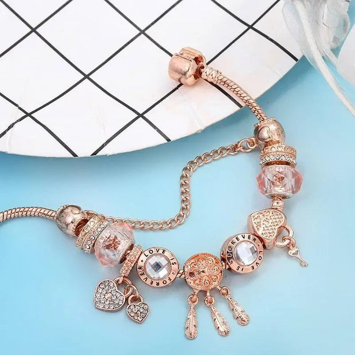 Pulsera atrapasueños z zawieszkami ze w kolorze srebra próby