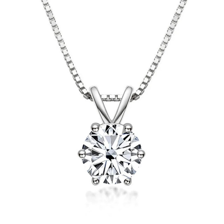 Elegancka Obrączka Solitaria z Moissanitem