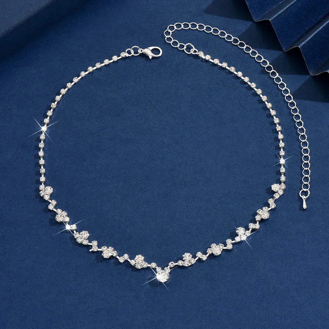 Elegancka Naszyjnik Panny Młodej z Diamentami