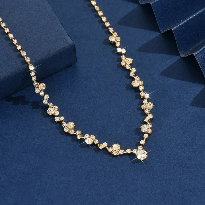 Elegancka Naszyjnik Panny Młodej z Diamentami