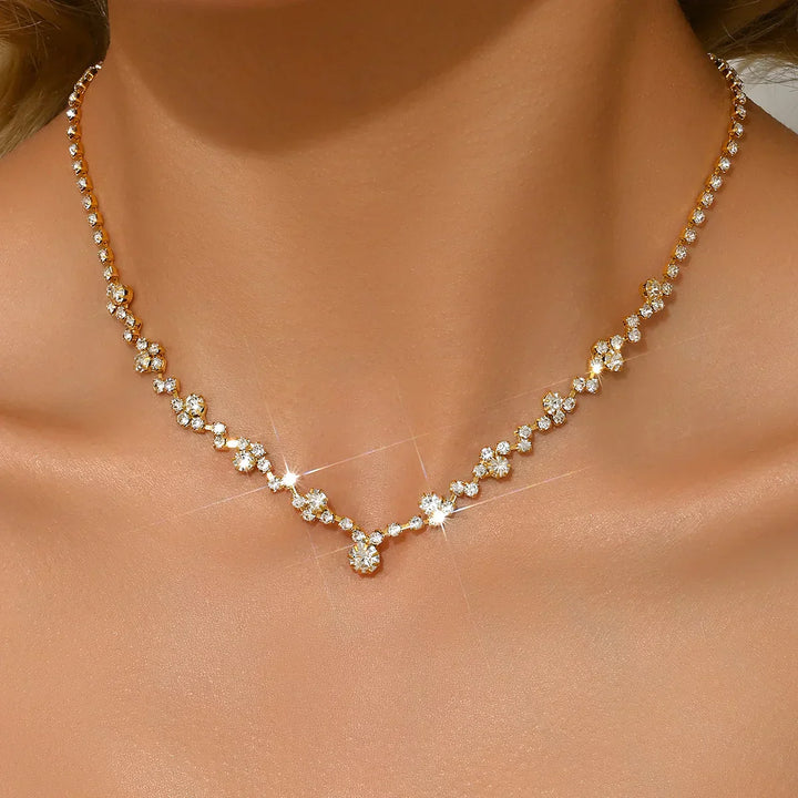 Elegancka Naszyjnik Panny Młodej z Diamentami