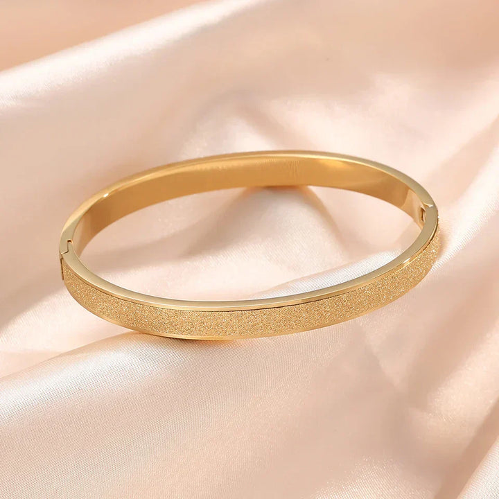 Eleganckie Minimalistyczne W kolorze złota Bransoletki