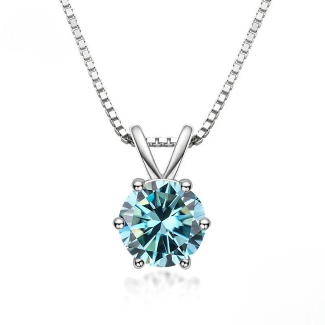 Elegancka Obrączka Solitaria z Moissanitem