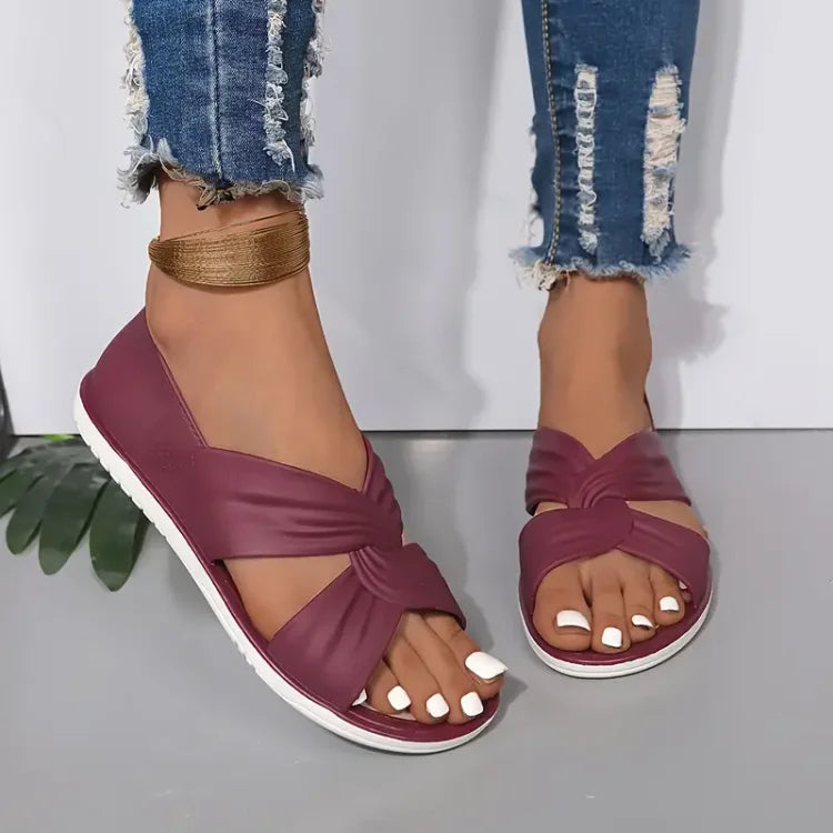 Bequeme Orthopädische Zehensandalen Orthopedic Sandals w kolorze Fioletowy