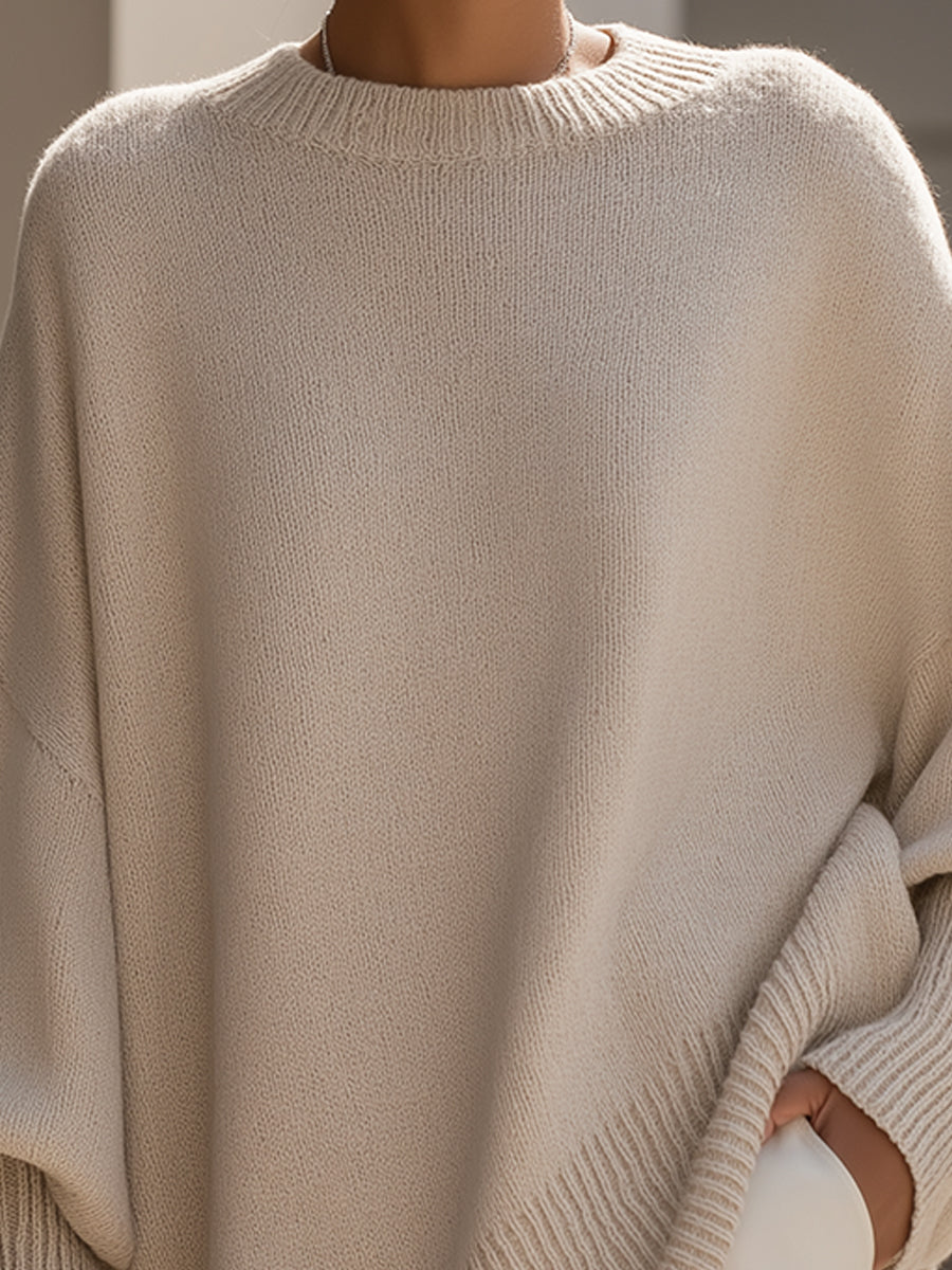 Damski Pullover Elegancki Minimalistyczny (2)