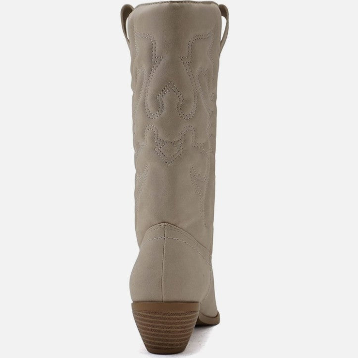 Damskie buty kowbojskie do kolan (3)