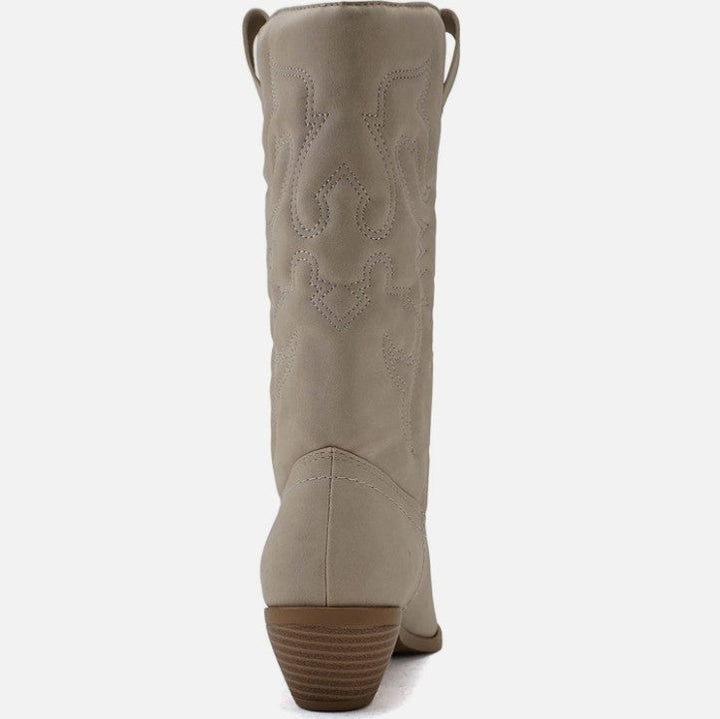 Damskie buty kowbojskie do kolan (3)