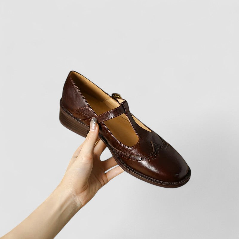 Damskie eleganckie ortopedyczne Mary Jane (11)