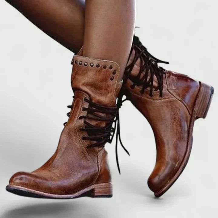 Damskie eleganckie skórzane buty do pracy (4)