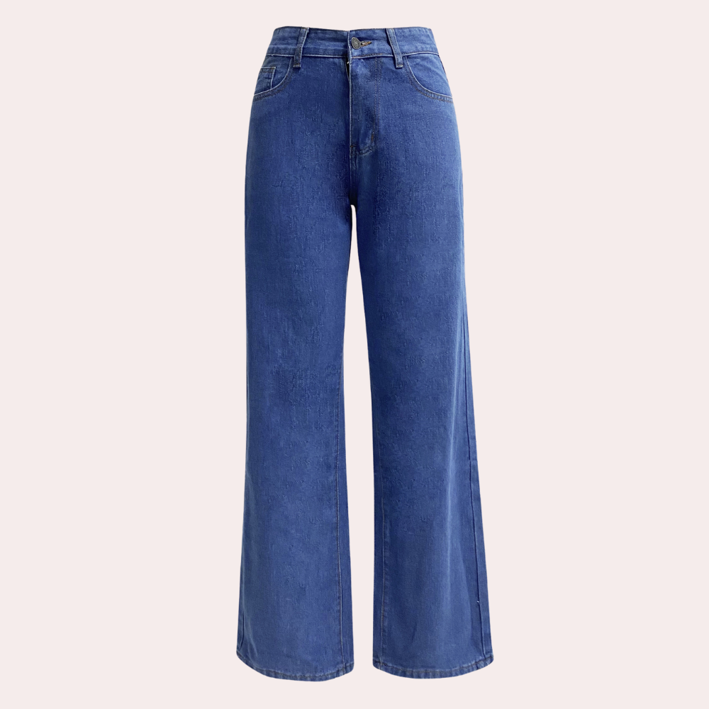 Damskie klasyczne jeans wysoki stan (6)