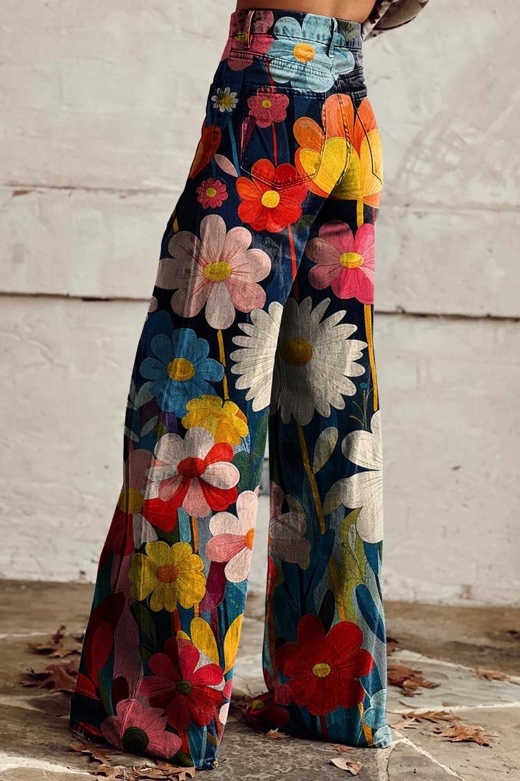Damskie vintage jeansy w stylu boho (2)