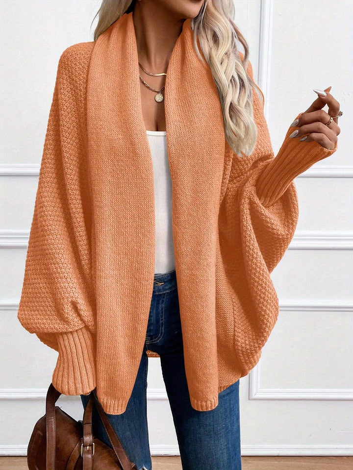 Draped Shawl-Collar Cardigan Cardigan