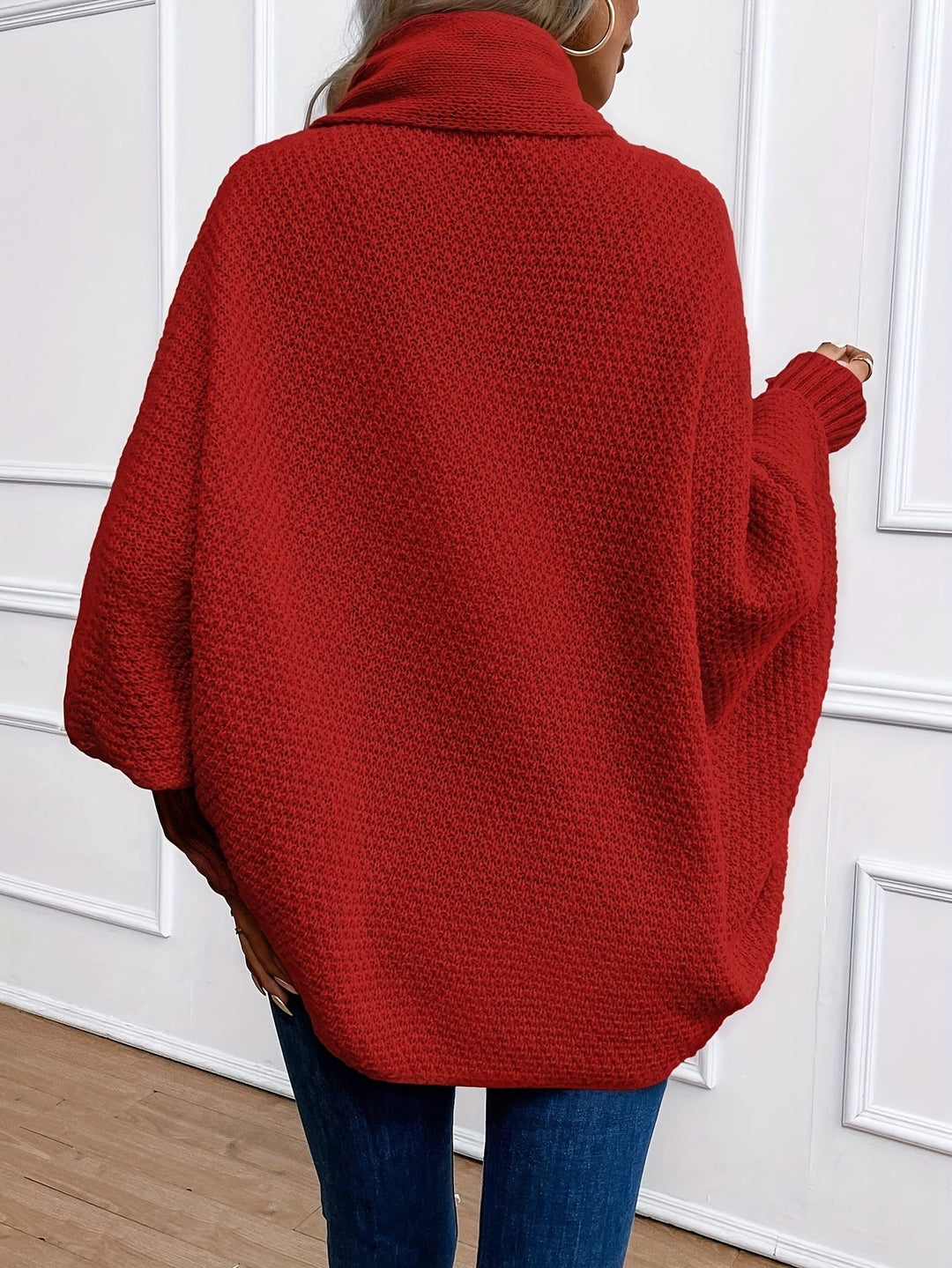Draped Shawl-Collar Cardigan Cardigan (10)