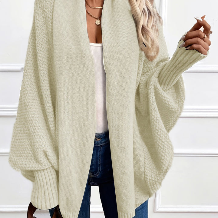 Draped Shawl-Collar Cardigan Cardigan w kolorze Morelowy