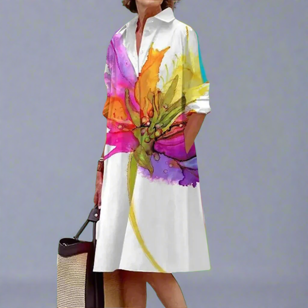 Effortless Summer Dress Beach dress w kolorze Biały