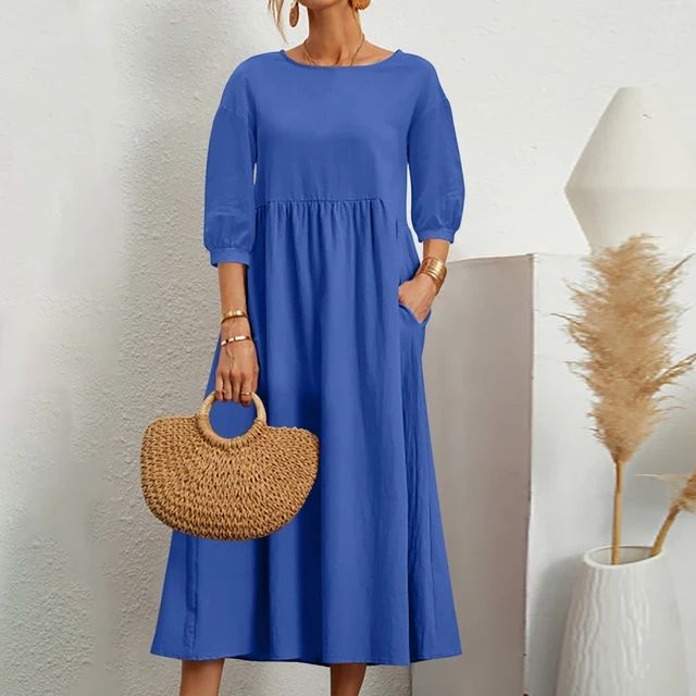 Elegancka sukienka maxi na lato