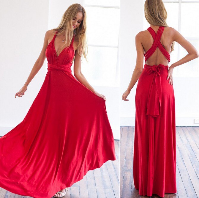 Elegantes Multikleid Wedding guest dress w kolorze Czerwony