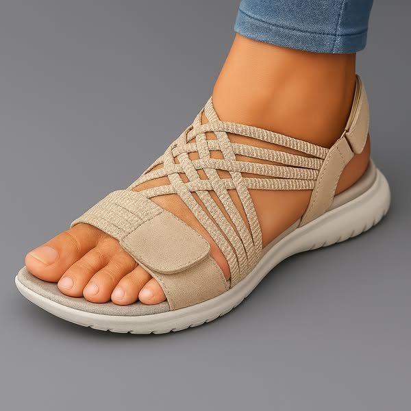 Leichte Orthopädische Sandalen Orthopedic Sandals w kolorze Beżowy