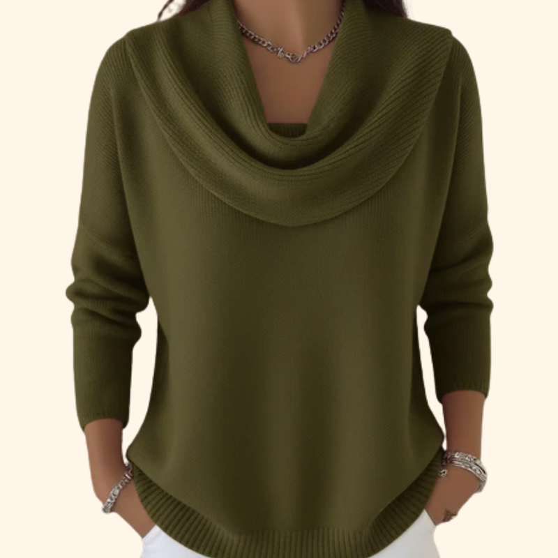 Luksusowy Pullover Miękki w kolorze Zielony