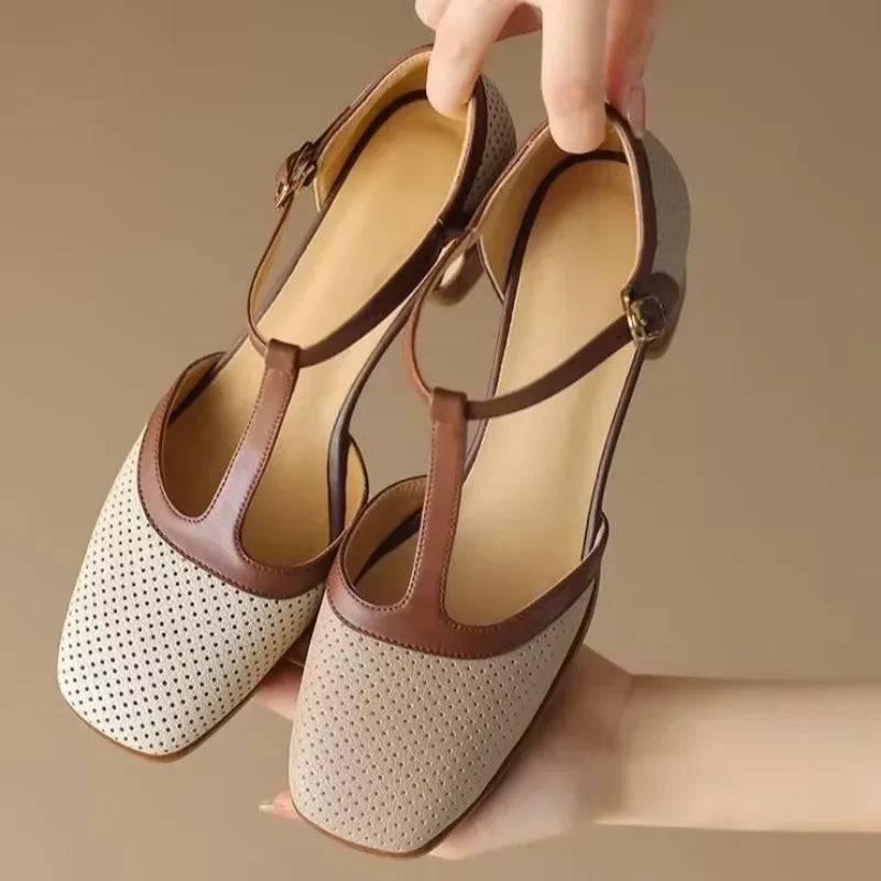 Mid-Heel Classic Shoes Bag (2)