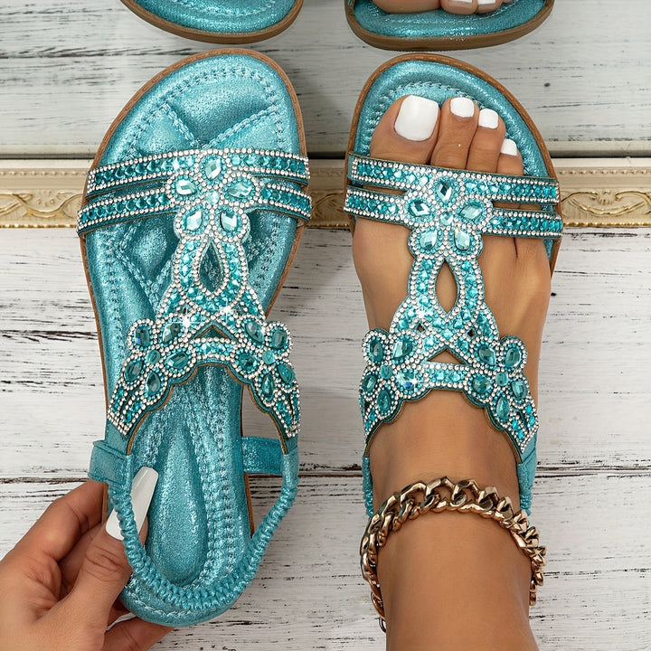 Orthopädische Boho Sandalen Orthopedic Sandals w kolorze Himmelblau