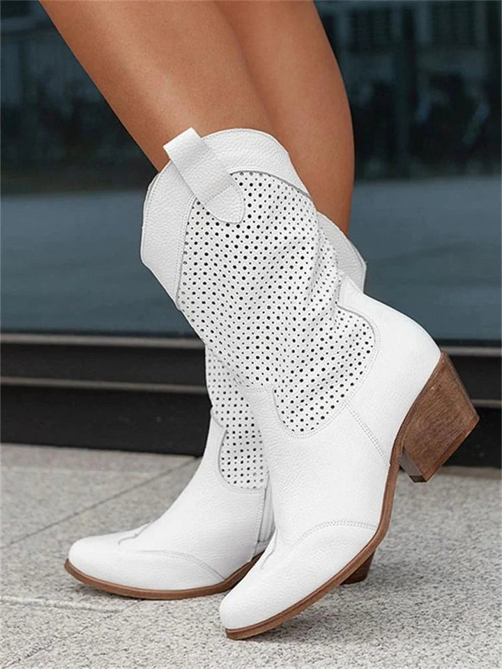 Stylowe Damskie Buty Niskie w kolorze Biały