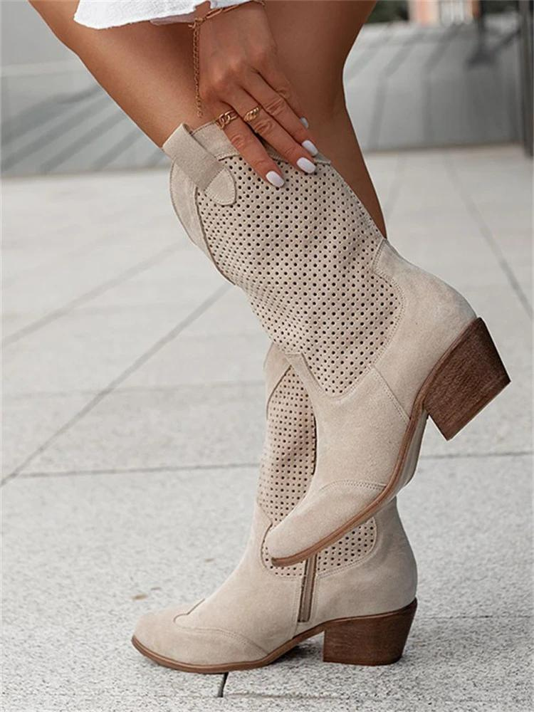 Stylowe Damskie Buty Niskie w kolorze Khaki