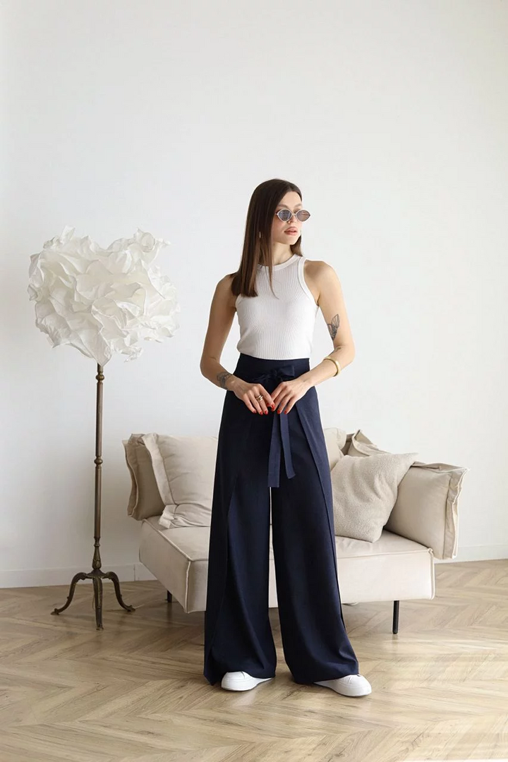 Weite Leinenhosen Wide pants (2)