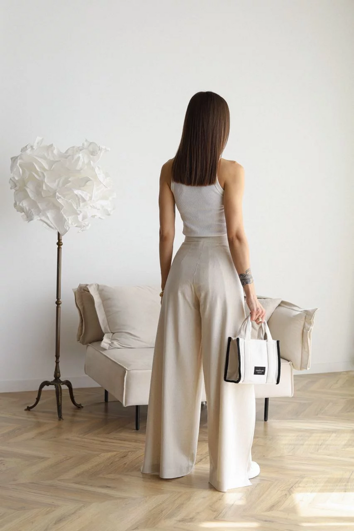 Weite Leinenhosen Wide pants (5)