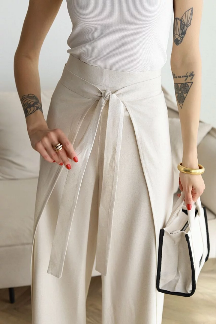 Weite Leinenhosen Wide pants (6)