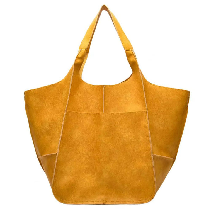 Women's Oversized Vegan Leather Magnetic-Closure (17)