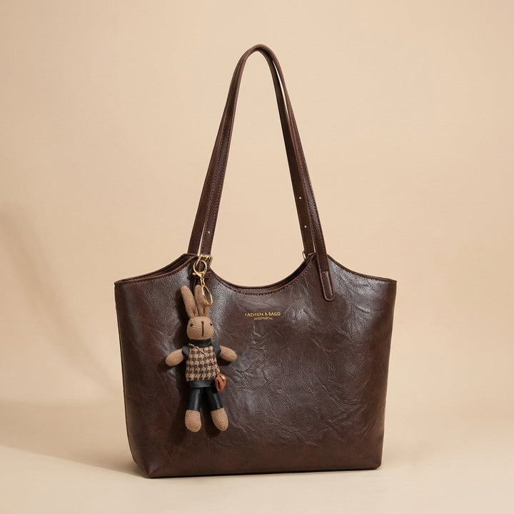 Women's Soft Vegan Leather Shoulder w kolorze Czarny