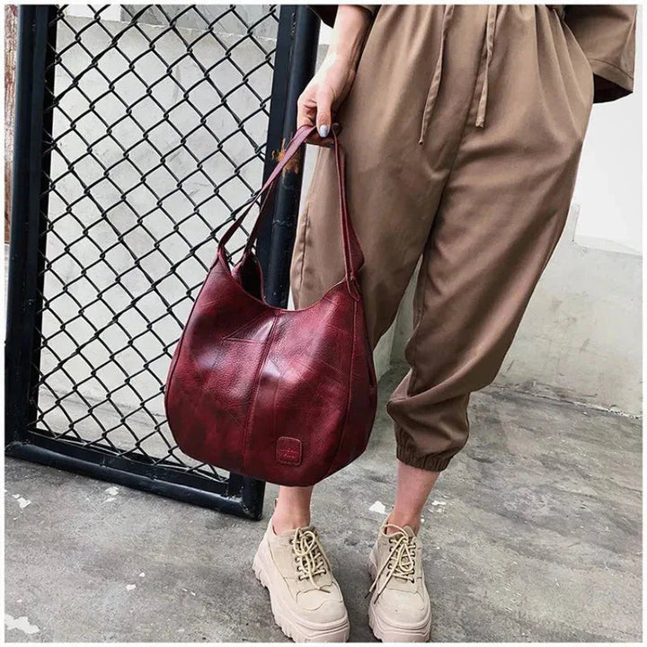 Women's Vintage Soft Leather Hobo (7)