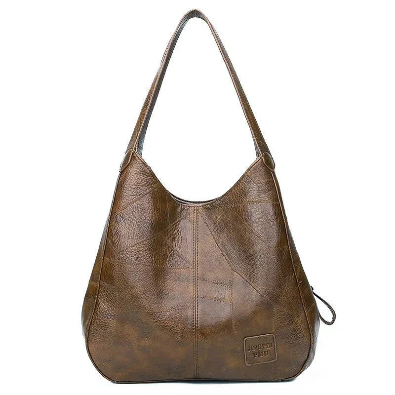 Women's Vintage Soft Leather Hobo w kolorze Coffee
